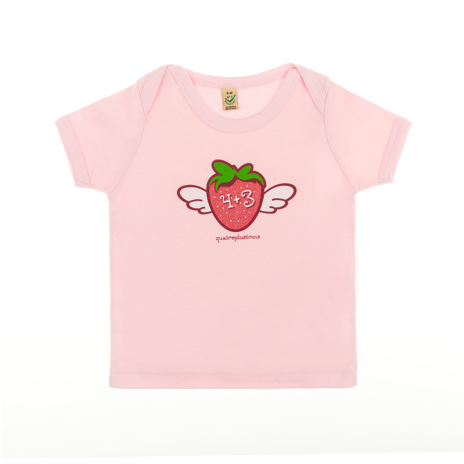 TEE SHIRT FRAISE Rose