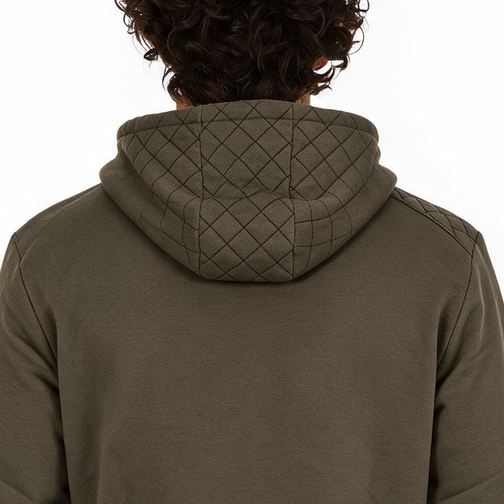 VESTE SWEAT COCOTTE KAKI