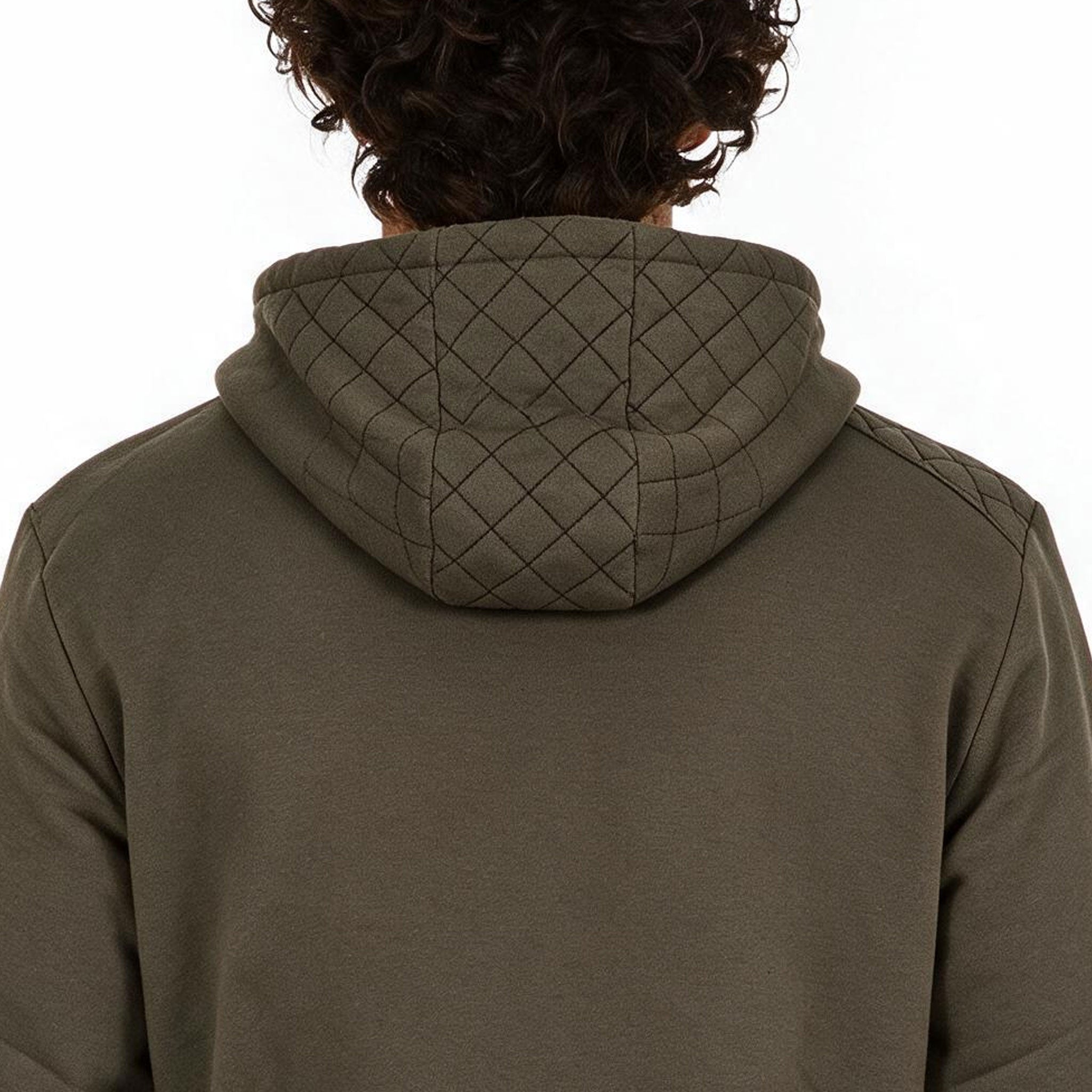 VESTE SWEAT COCOTTE KAKI