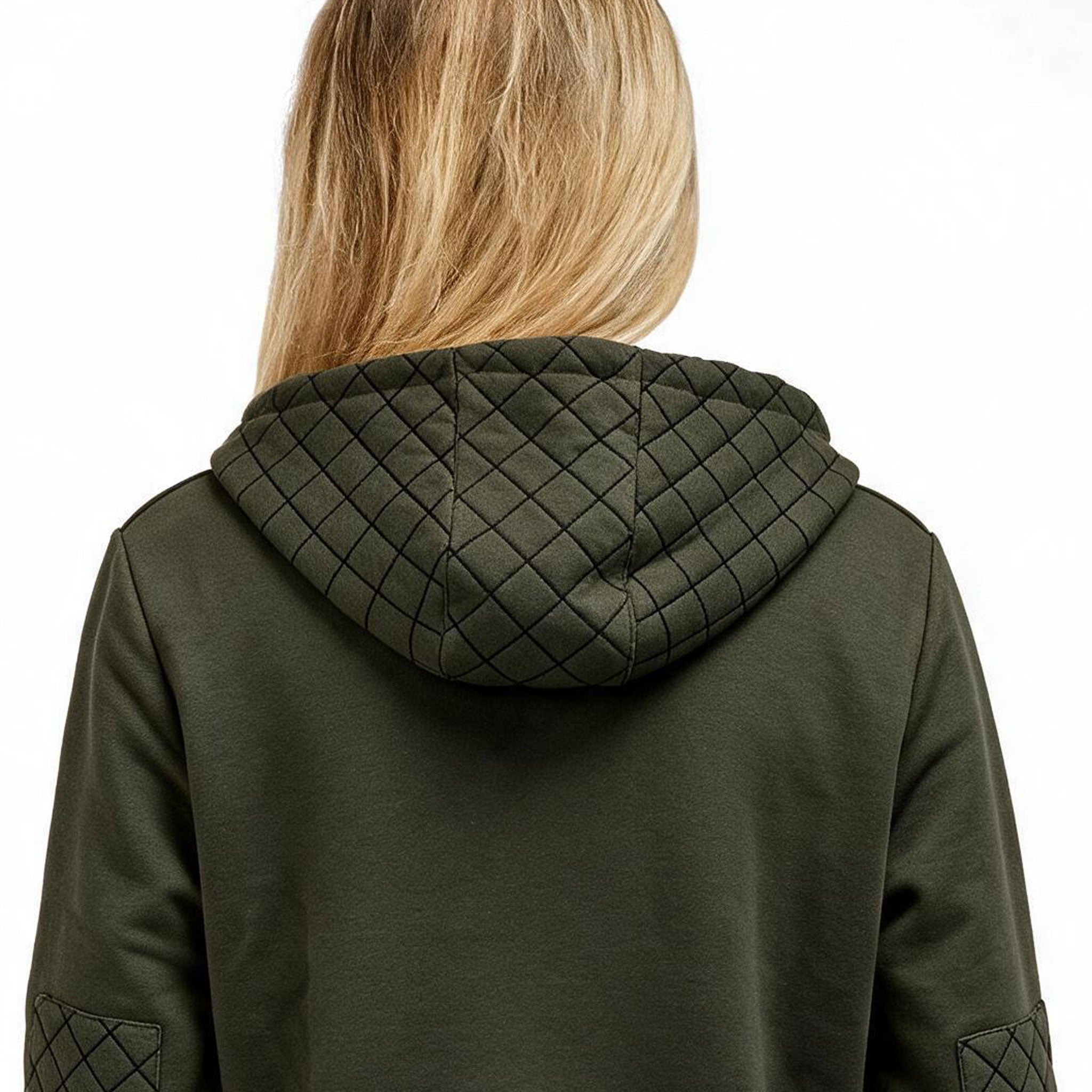 VESTE SWEAT FEMME COCOTTE KAKI