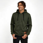 VESTE SWEAT COCOTTE KAKI