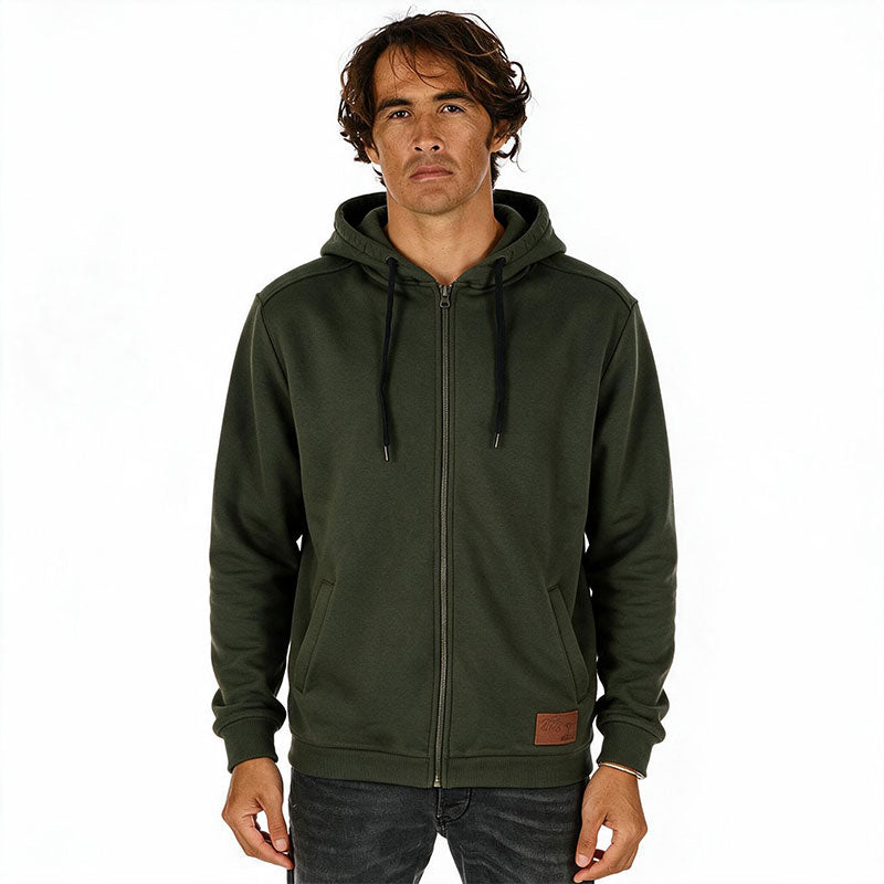 VESTE SWEAT COCOTTE KAKI