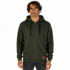 VESTE SWEAT COCOTTE KAKI