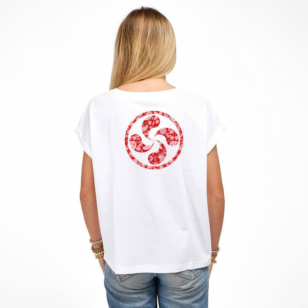 CRUZ OVERSIZE COL V BLANC