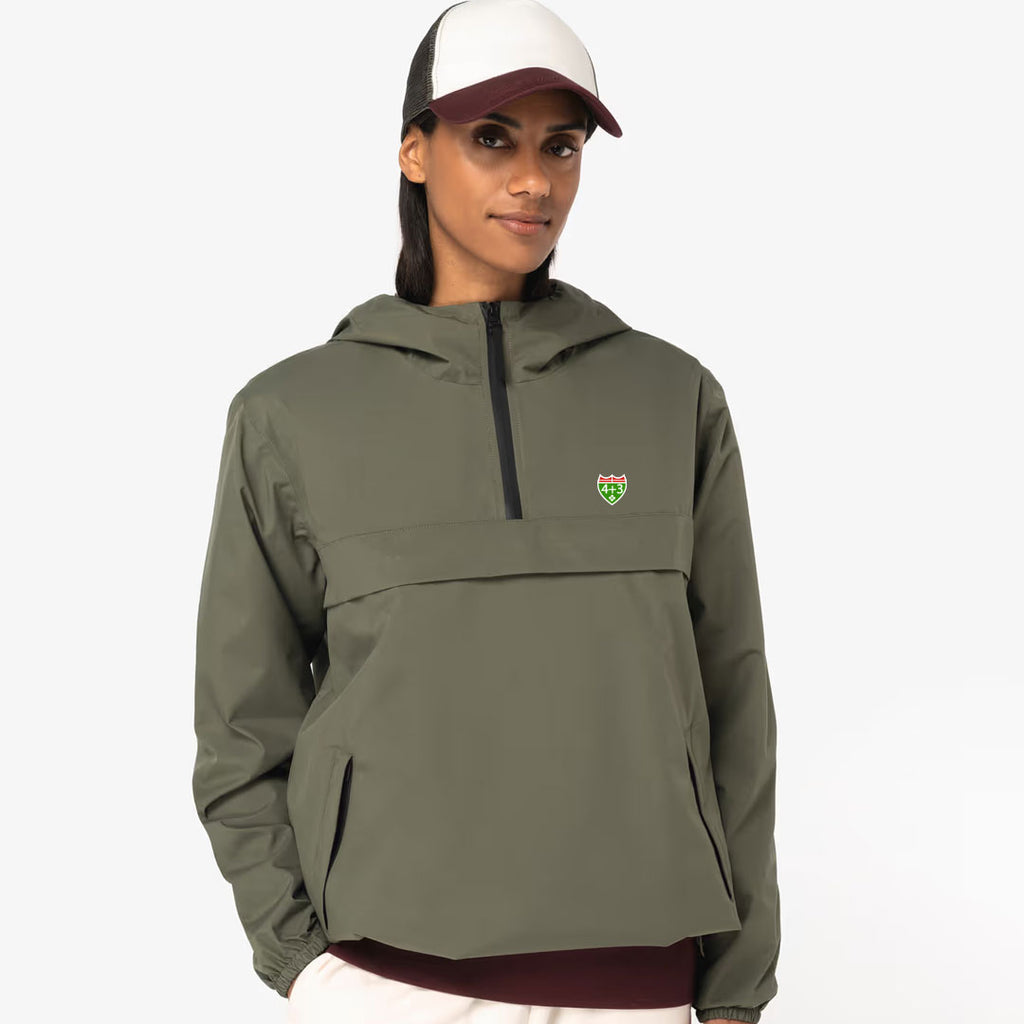 VESTE COUPE VENT IMPERMEABLE KAKI