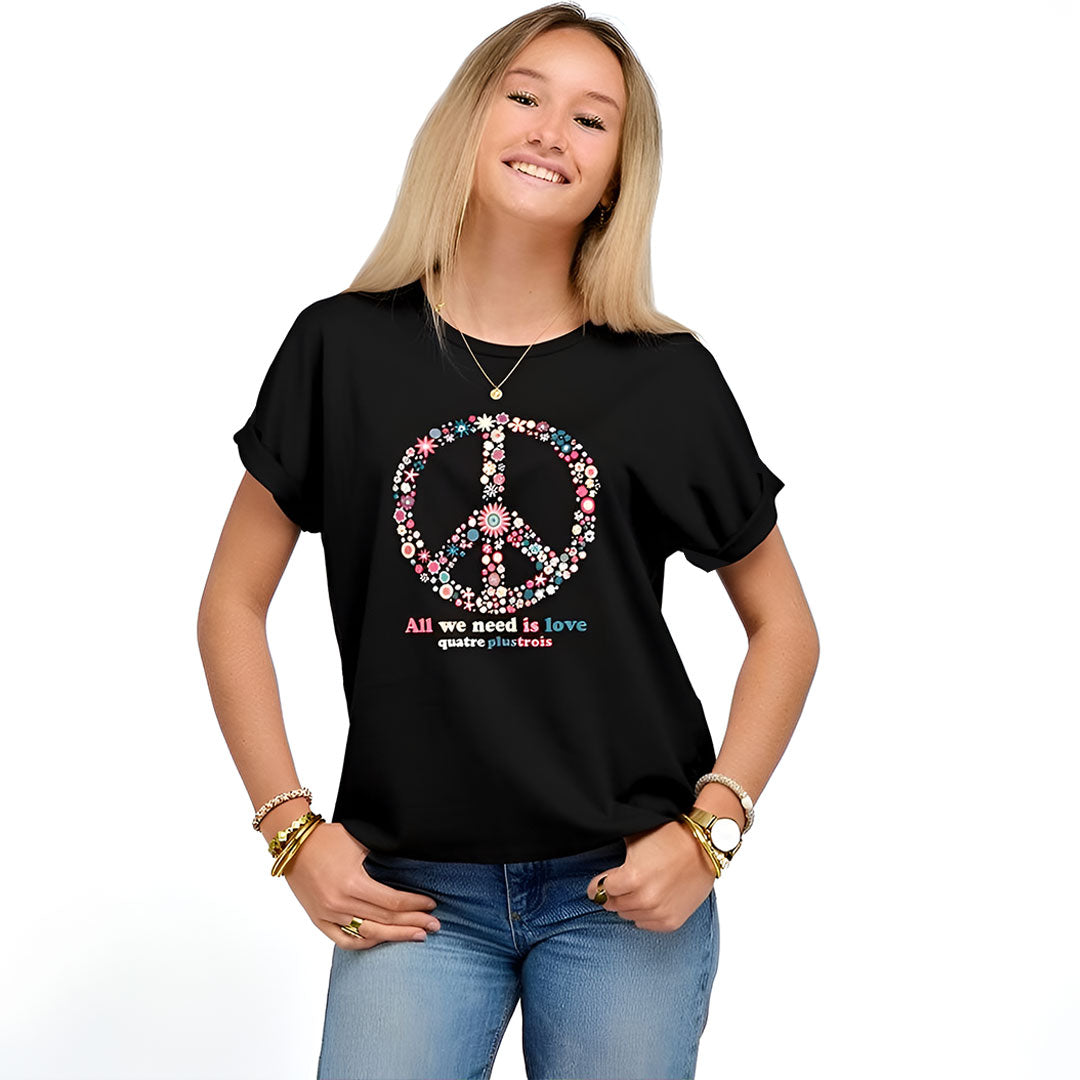 PEACE NOIR OVERSIZE